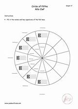 Fifths Clef sketch template