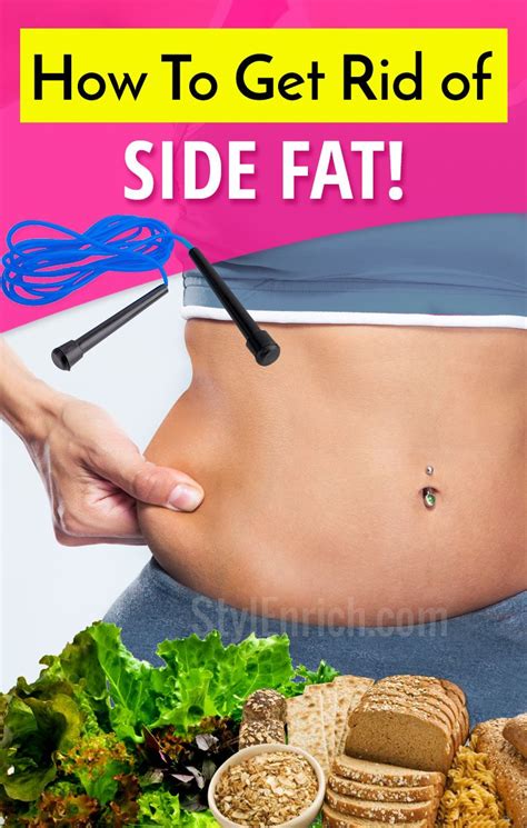 rid  side fat  waist  natural diet  exercise