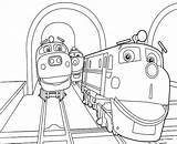 Chuggington Coloring Train Pages Printable Sheets Color Books Getcolorings Popular Krafty Kidz Center sketch template
