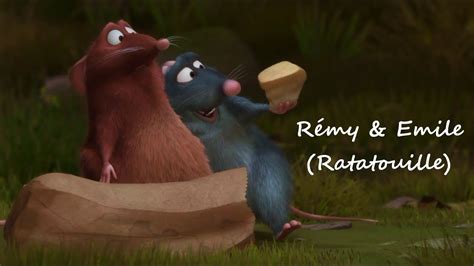 rémy and emile ratatouille doublage disney youtube