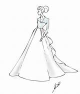 Coloring Dresses Pages Dress Girl Easy Prom Drawing Ball Gowns Girls Long Wedding Sketches Fashion Fancy Line Getdrawings Detailed Model sketch template