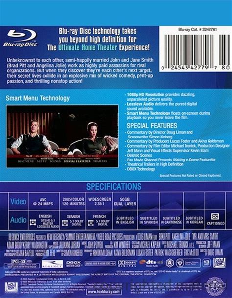 Mr And Mrs Smith Blu Ray 2005 Dvd Empire