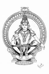 Ayyappa Vishnu Swamy Thane Shree Maharashtra sketch template