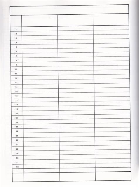 blank  column templates charts pinterest columns