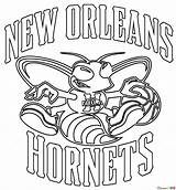 Hornets Draw Basketball Orleans Logos Nba Drawing Drawdoo Webmaster Tutorials sketch template