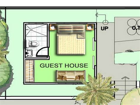 small guest house plans  small house plans    giving  luxury features