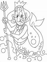 Merman Coloring Pages Printable Color Mermaid Commander Library Centauro Colorir Desenho Para Clip Clipart Popular Getcolorings Getdrawings sketch template