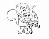Coloring Sandy Spongebob Pages Bob Esponja Para Colorir Desenho Desenhos Colouring Cheeks Wallpapers Wallpaper Print Escolha Pasta Popular Sponge Valentine sketch template