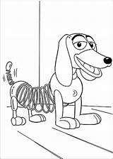 Toy Story Slinky Coloring Dog Pages Kids Disney Printable Print Alien Drawings Cartoon Smiles Getdrawings Getcolorings Color Comments Drawing Crafts sketch template