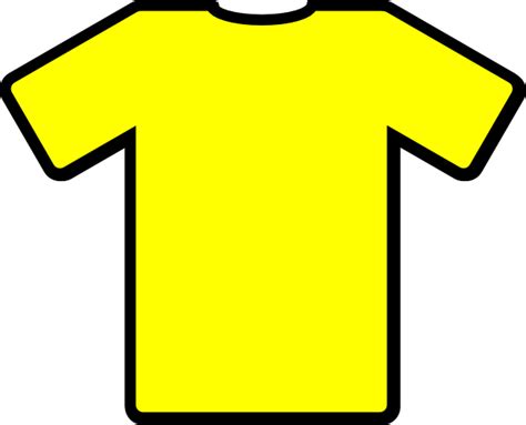 yellow tshirt clip art  clkercom vector clip art  royalty
