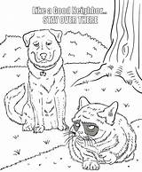 Grumpy Cat Coloring Book Dover Publications Welcome Pages Doverpublications Cutting David Choose Board Designlooter sketch template