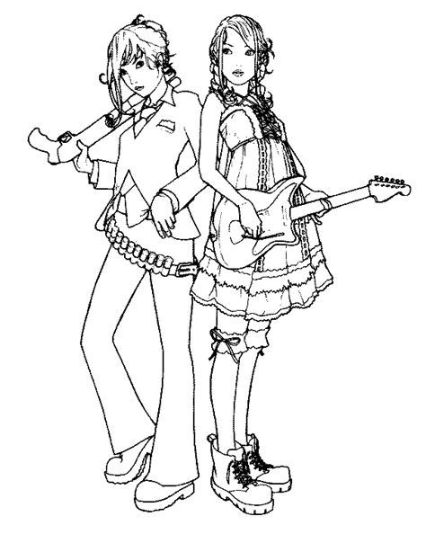 guitar coloring pages  print