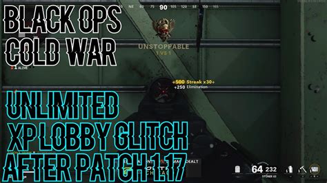 cold war glitches  unlock  camos weapon level xp lobby glitch