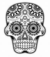 Dead Coloring Pages Skull Library Printables sketch template