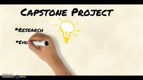 capstone project youtube