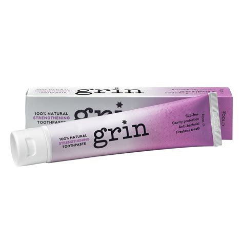 Grin Natural Strengthening Fluoride Free Toothpaste