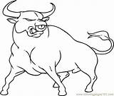 Bull Coloring Pages Ferdinand Color Getcolorings Printable sketch template