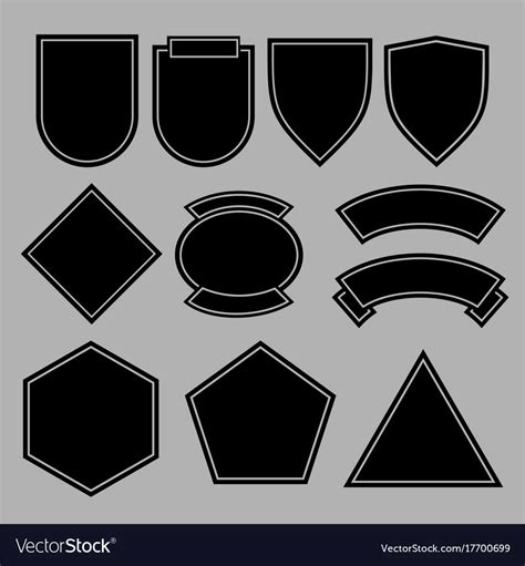 army patches  military badges template design vector image