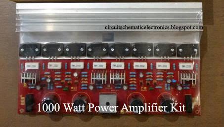 power amplifier     watt power  circuit   channel