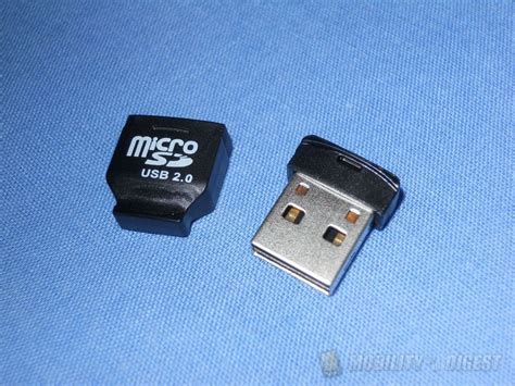 mobility digest review worlds smallest micro sdhc usb card reader mobilitydigest