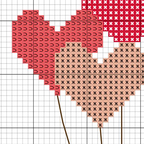 free valentine counted cross stitch patterns unavailable listing on