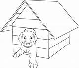 Dog Kennel Sketch House Drawing Vector Paintingvalley Snoopy sketch template
