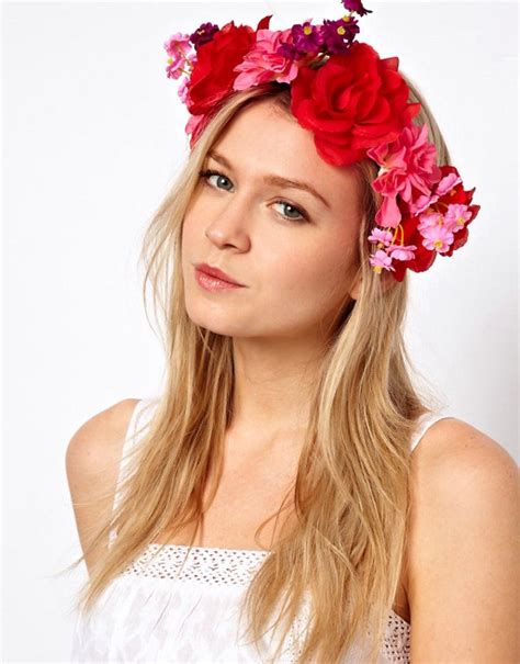 asos asos garland haarband mit blumen