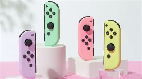 nintendo reveals  switch joy  pastel colour controller sets nintendo life