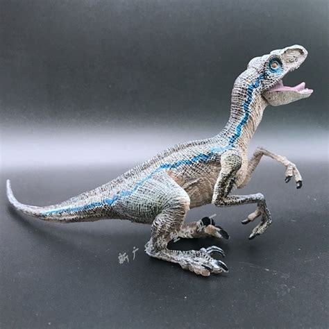 New Hot 22cmx5cmx9cm Blue Velociraptor Jurassic World
