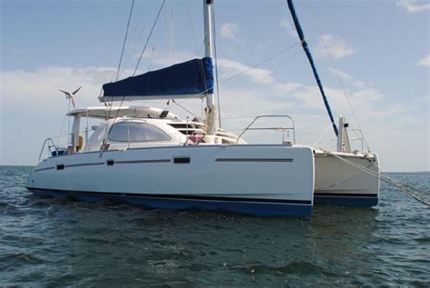 leopard  catamaran starlike sold   catamarans larry shaffer