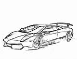 Lamborgini Lamborghini Print sketch template