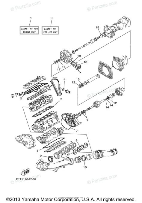 yamaha engine diagram kit