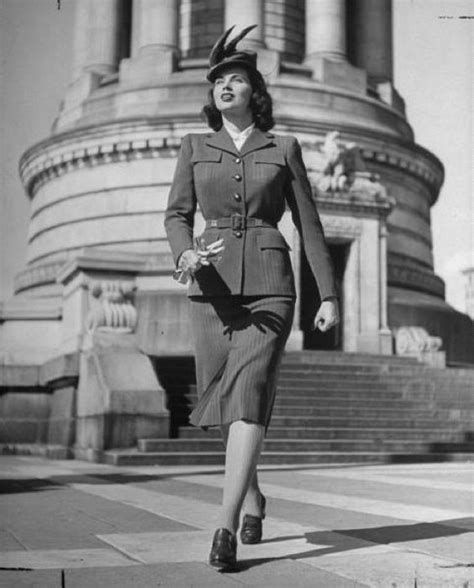 Classic Suit Confident Stride 1940s Fashion Women Suit Just A 40