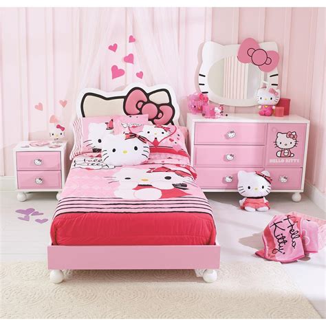 hello kitty bedding and bedroom decor