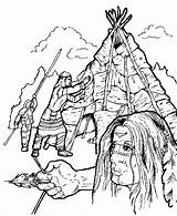 Indianer Ausmalbilder Indianen Aboriginal Malvorlagen Indiani Metis Bild Animaatjes Americans Disegno Bookmarks sketch template
