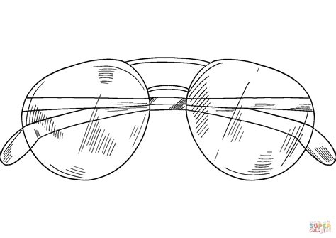sunglasses coloring page  printable coloring pages