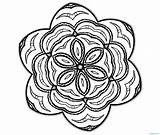 Pages Coloring Mandala Flower Difficult Getcolorings Color sketch template