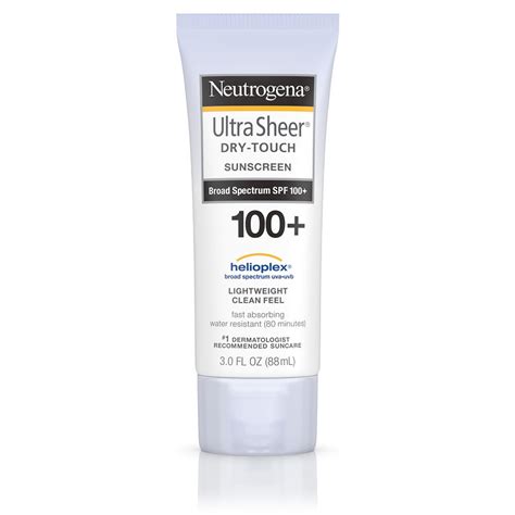 neutrogena ultra sheer dry touch sunscreen spf  isza
