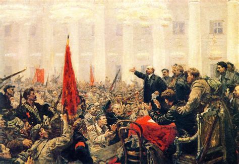 lenin rallying the bolsheviks to revolution revolução russa realismo