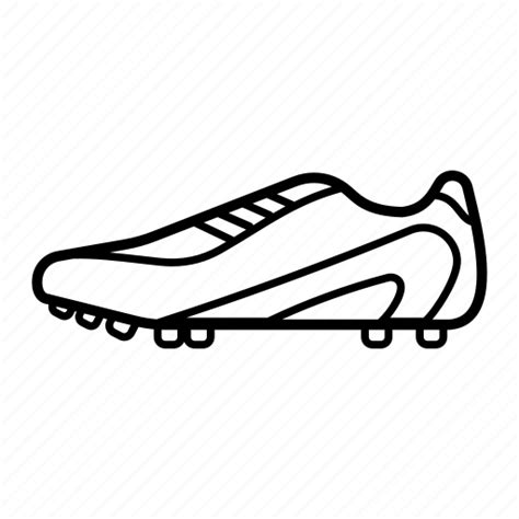football cleat outline sketch coloring page