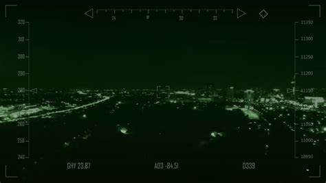 military drone flying  city  night stock footage video  shutterstock