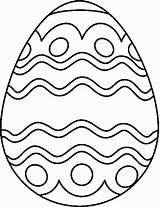 Easter Coloring Pages Designs Egg Eggs Kids Popular sketch template