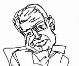 Stephen Hawking Drawception sketch template