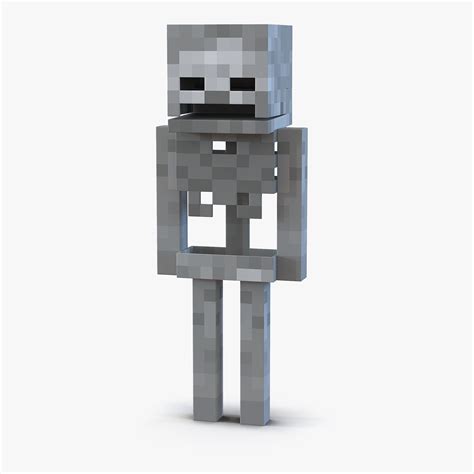 minecraft skeleton  model  max freed