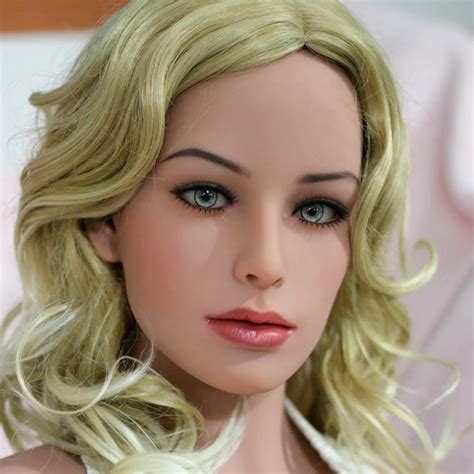 real silicone sex dolls head for japanese love doll heads with oral