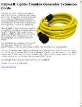 cables lights conntek generator extension cords contractor supply magazine