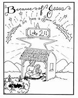 Nativity Advent Bestcoloringpagesforkids Getcolorings sketch template