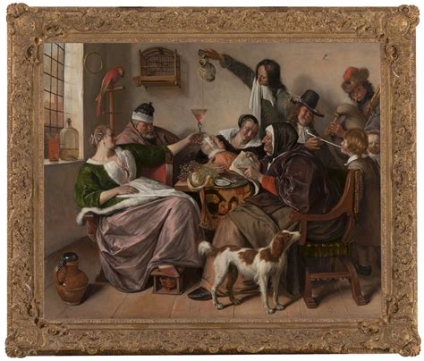 jan steen soo voer gesongen soo na gepepen mauritshuis