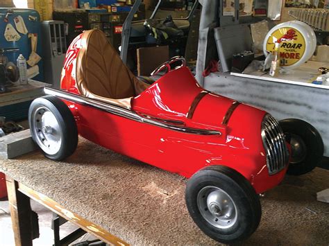 cast aluminum midget racer amusement park ride restored fort