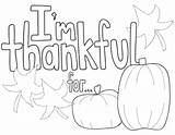 Thankful sketch template